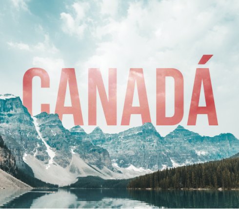 Canada tipografia